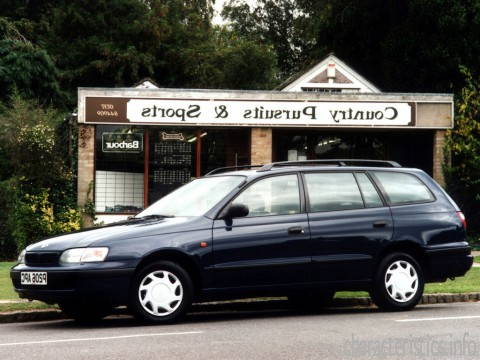 TOYOTA Поколение
 Carina E Wagon (T19) 1.8 i 16V (107 Hp) Технически характеристики
