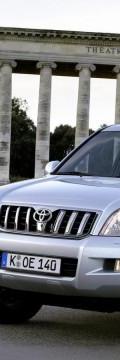 TOYOTA Generace
 Land Cruiser (120) Prado 3.0 D 4D (3 dr) (166 Hp) Automtik 120 Technické sharakteristiky
