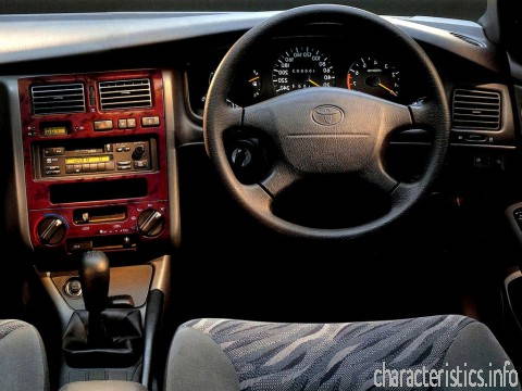 TOYOTA Покоління
 Carina E Hatch (T19) 1.6 i 16V XLi (107 Hp) Технічні характеристики
