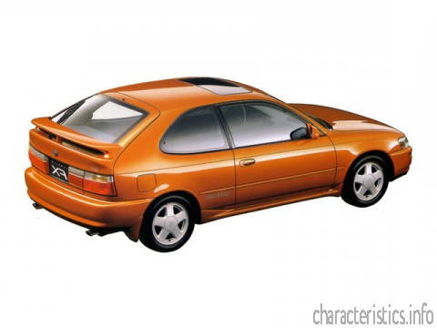 TOYOTA Покоління
 Corolla Compact (E10) 1.3 i 16V XLi (88 Hp) Технічні характеристики
