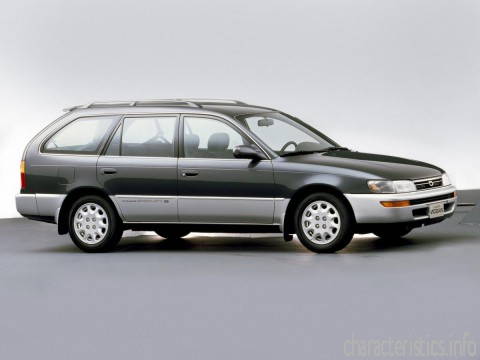 TOYOTA Покоління
 Corolla Wagon (E10) 1.3 i XLI 16V (88 Hp) Технічні характеристики

