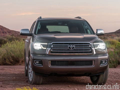 TOYOTA 世代
 Sequoia II Restyling 5.7 AT (381hp) 4x4 技術仕様
