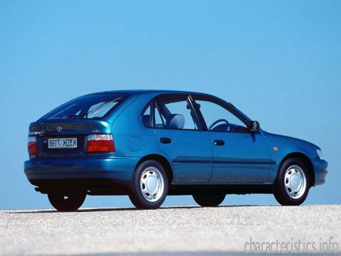 TOYOTA Покоління
 Corolla Hatch (E10) 1.4 i 16V XLi (88 Hp) Технічні характеристики
