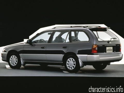 TOYOTA Generation
 Corolla Wagon (E10) 1.3 i XLI 16V (88 Hp) Τεχνικά χαρακτηριστικά

