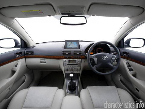 TOYOTA Поколение
 Avensis II 2.0 D 4 (147 Hp) AT Технически характеристики
