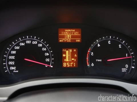 TOYOTA Generation
 Avensis III Restyling 2.0d MT (126hp) Technical сharacteristics
