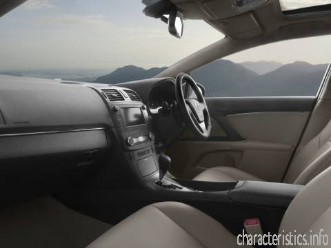 TOYOTA Поколение
 Avensis III  Технические характеристики

